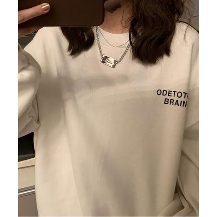 裏起毛スエットトレーナー レディーストップス 秋冬新作 | SHUSHU | 詳細画像4 