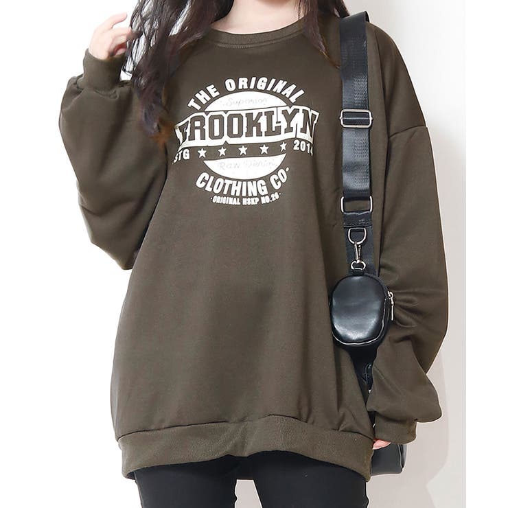 チャコール | 裏起毛トレーナー レディース トップス | SHUSHU