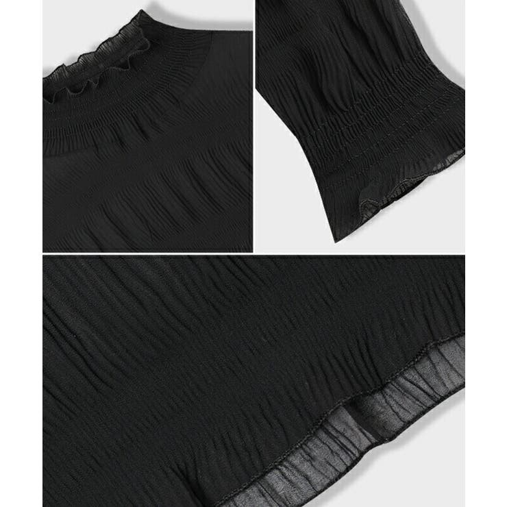 ハイネックシアーブラウス レディース トップス | SHUSHU | 詳細画像7 