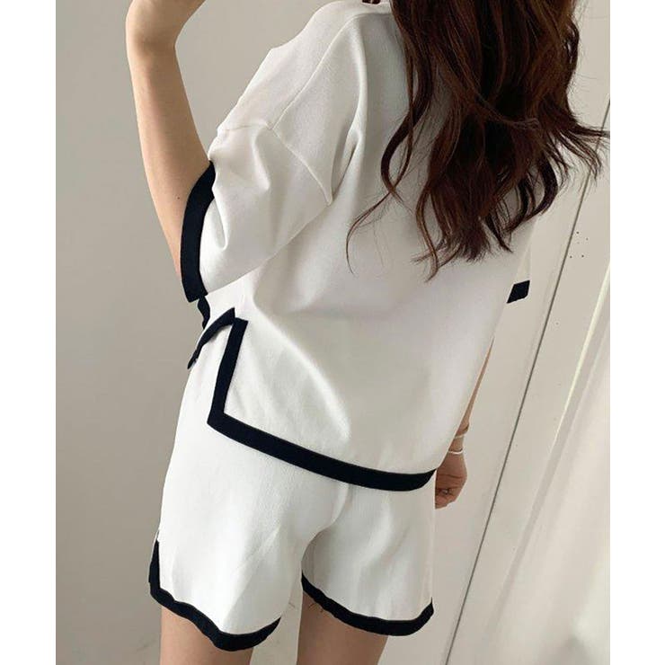 サマーニットソーセットアップ レディース ルームウェア | SHUSHU | 詳細画像4 