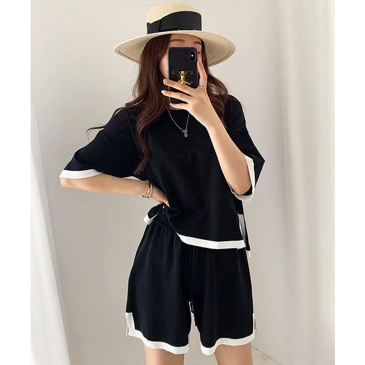 サマーニットソーセットアップ レディース ルームウェア | SHUSHU | 詳細画像5 