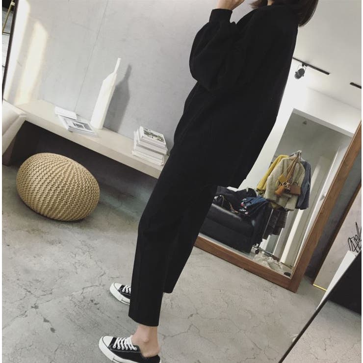 ニットソーアンクル丈テーパードパンツ レディース ボトムス | SHUSHU | 詳細画像2 