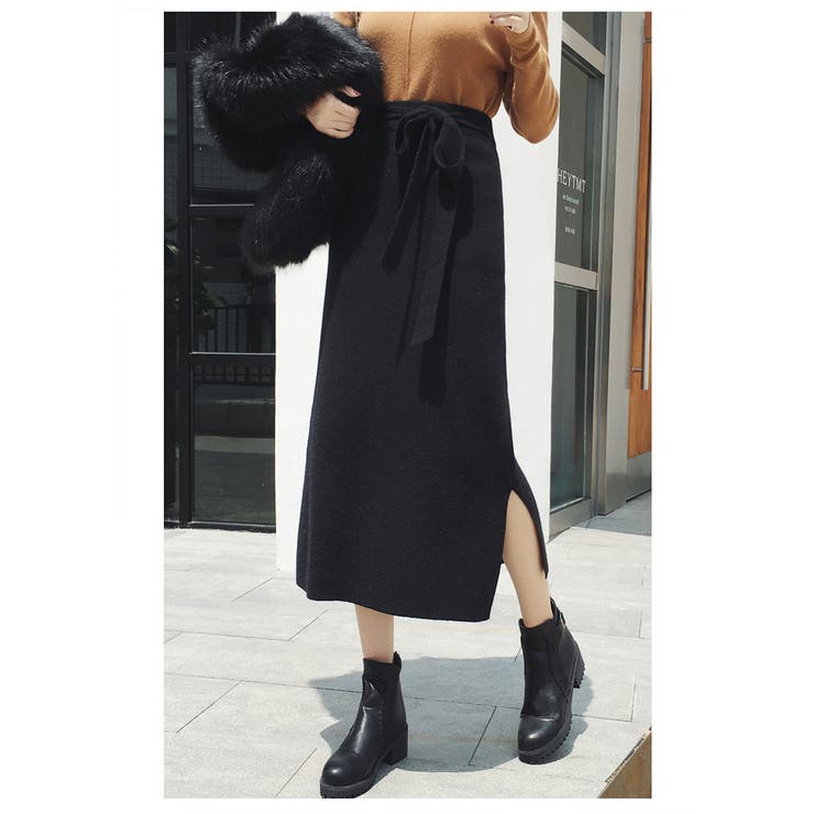 シャギーニットスカート レディース ボトムス | SHUSHU | 詳細画像1 