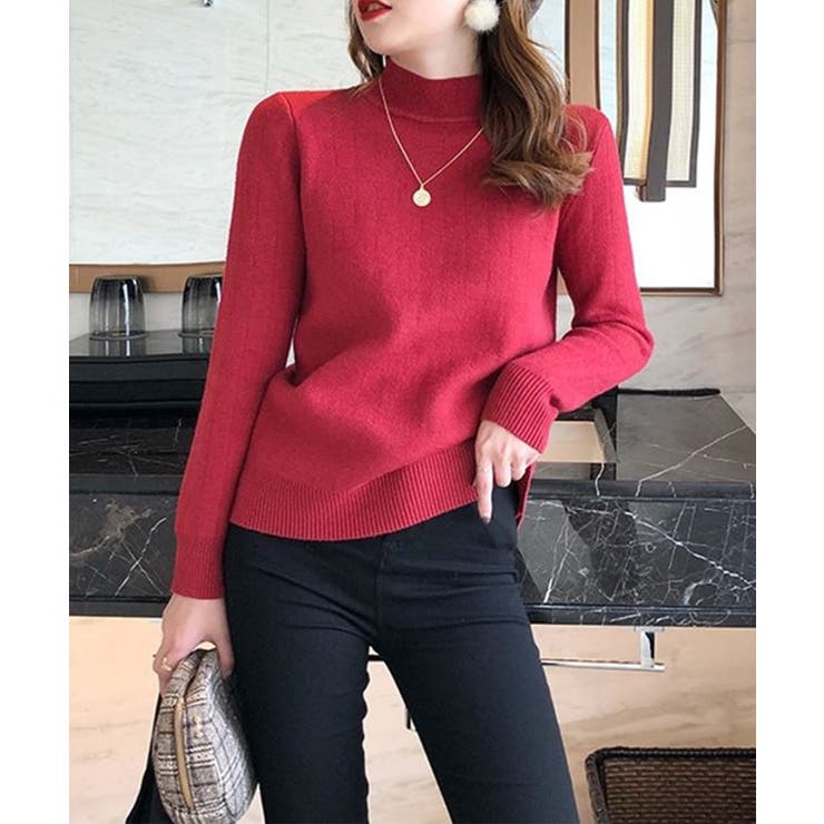 裏シャギーニットトップス レディース トップス | SHUSHU | 詳細画像4 