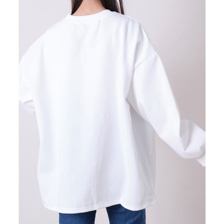 裏起毛ドロップショルダートレーナー レディース トップス | SHUSHU | 詳細画像2 