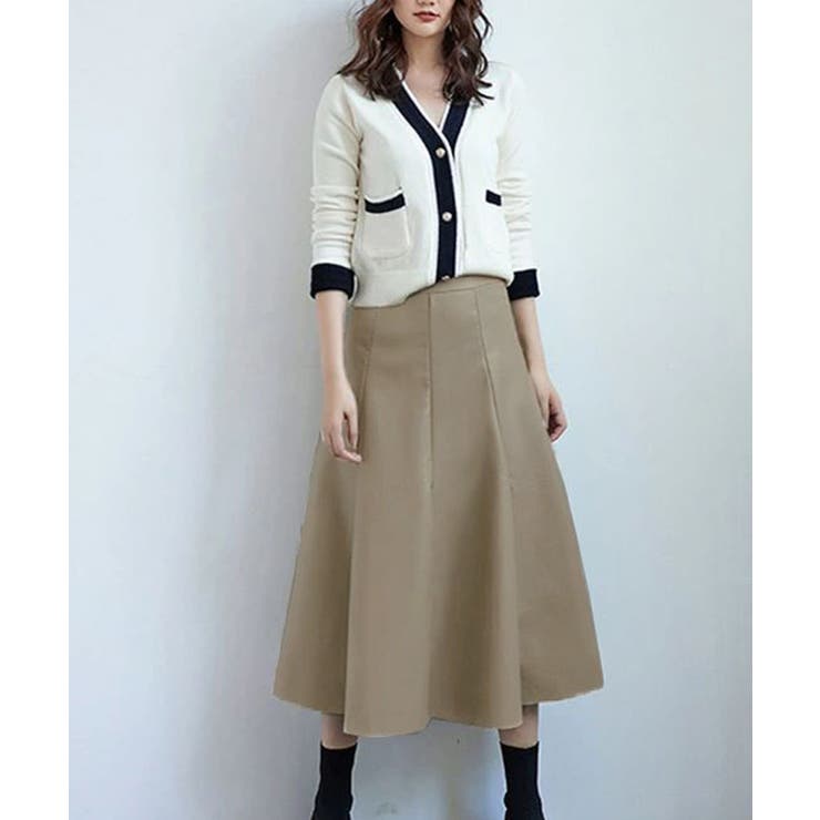 フェイクレザーロングスカート レディース ボトムス | SHUSHU | 詳細画像4 