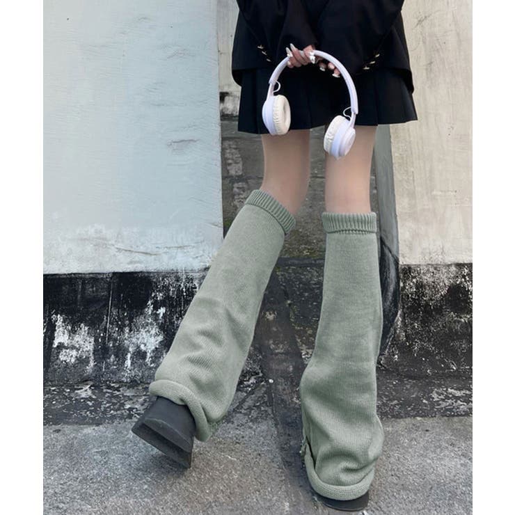 ブーツカットニットレッグウォーマーロング | SHUSHU | 詳細画像8 