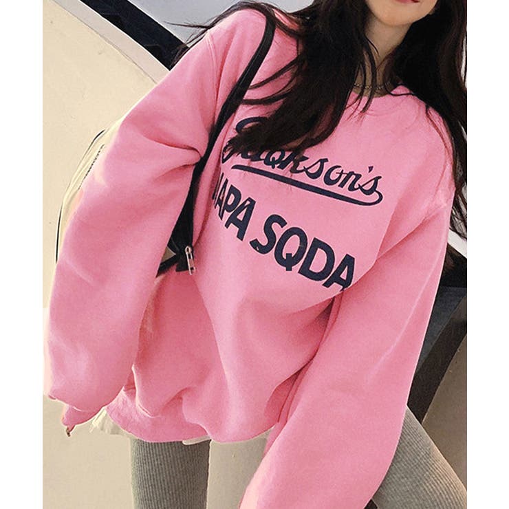 ピンク | トレーナー レディース 長袖 | SHUSHU