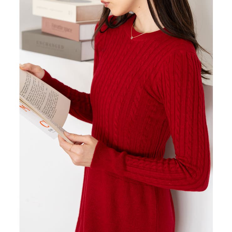 ニットワンピース レディース トップス | SHUSHU | 詳細画像9 