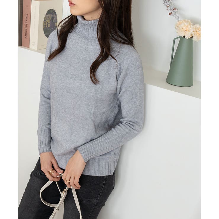 タートルネックニット レディース トップス | SHUSHU | 詳細画像7 