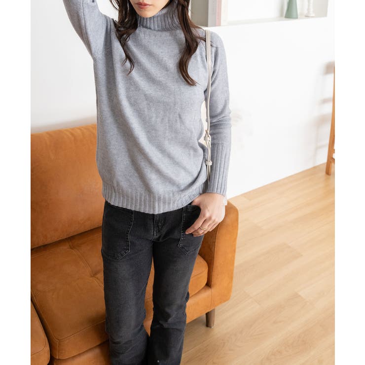 タートルネックニット レディース トップス | SHUSHU | 詳細画像8 