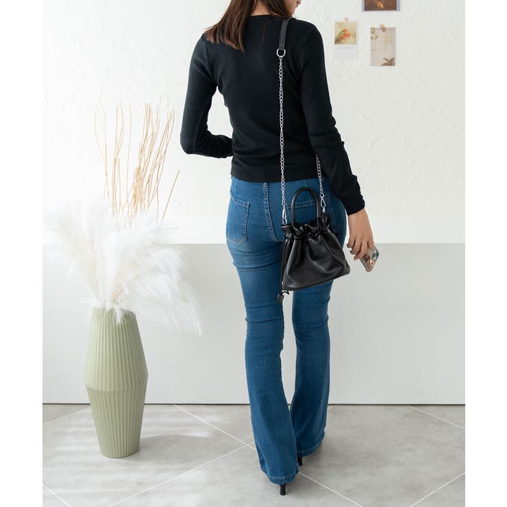 Vネックニット レディース トップス | SHUSHU | 詳細画像4 