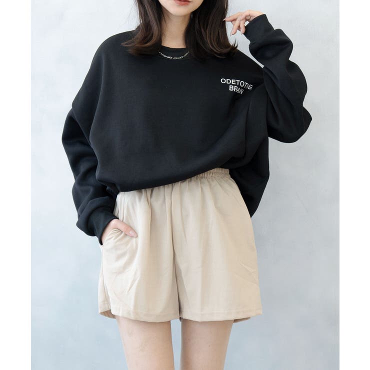 裏起毛スエットトレーナー レディーストップス 秋冬新作 | SHUSHU | 詳細画像1 