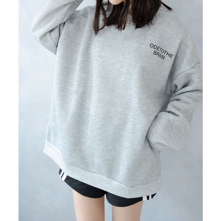 裏起毛スエットトレーナー レディーストップス 秋冬新作 | SHUSHU | 詳細画像9 