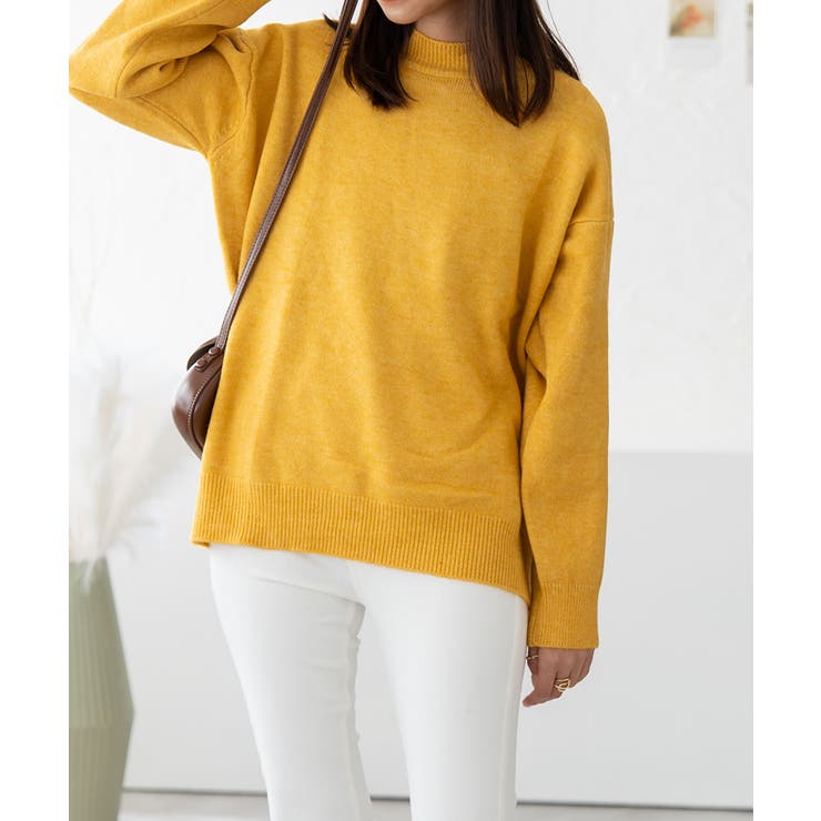 ミックスカラーオーバーニット レディース プルオーバー | SHUSHU | 詳細画像14 