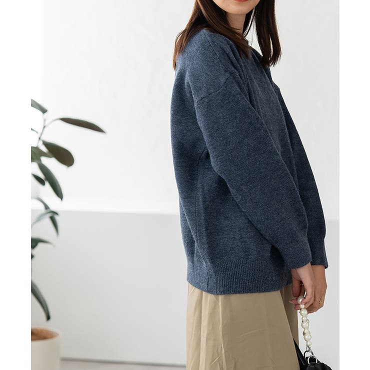 ミックスカラーオーバーニット レディース プルオーバー | SHUSHU | 詳細画像17 