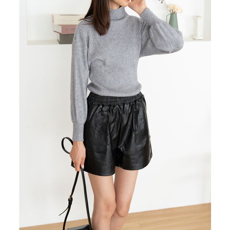 プチハイネックニット レディース プルオーバー | SHUSHU | 詳細画像11 