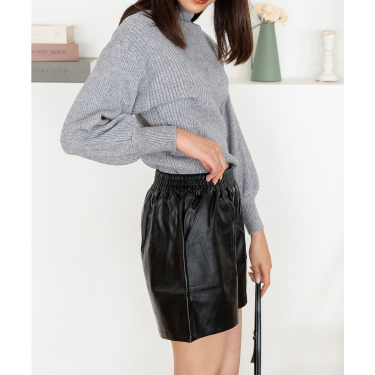 プチハイネックニット レディース プルオーバー | SHUSHU | 詳細画像12 