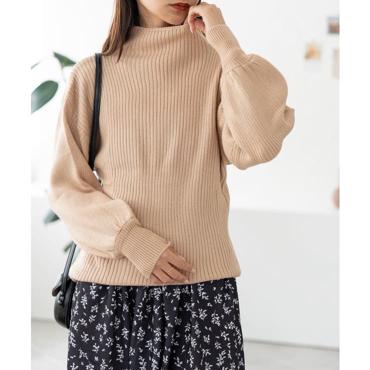 プチハイネックニット レディース プルオーバー | SHUSHU | 詳細画像1 