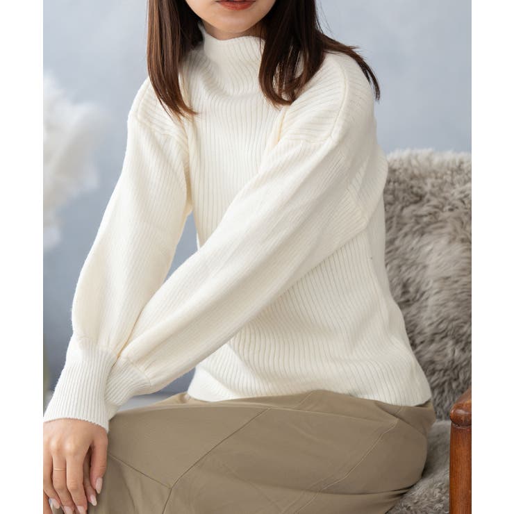 プチハイネックニット レディース プルオーバー | SHUSHU | 詳細画像15 