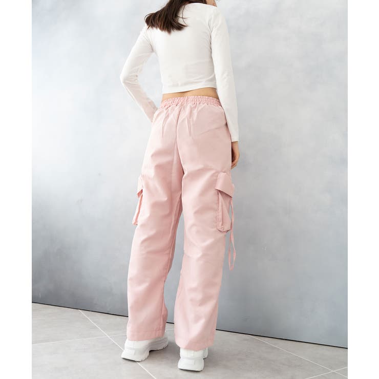 サイドポケット ドロスト カーゴ ワイドパンツ | SHUSHU | 詳細画像13 