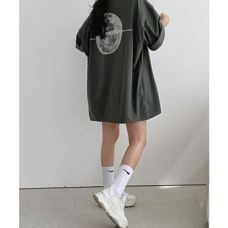 フルムーンプリントオーバーサイズＴシャツ | SHUSHU | 詳細画像12 