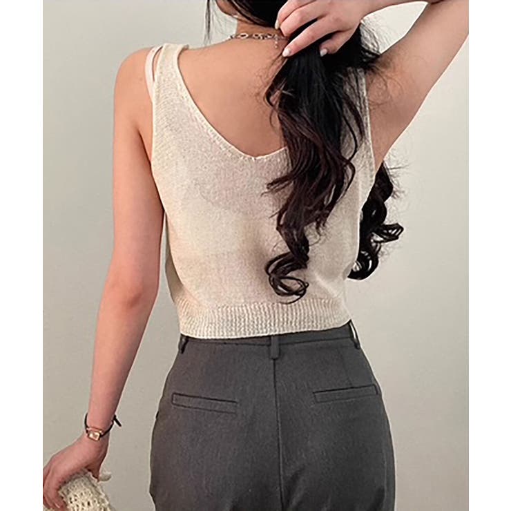 シアーカギ編みニット | SHUSHU | 詳細画像11 