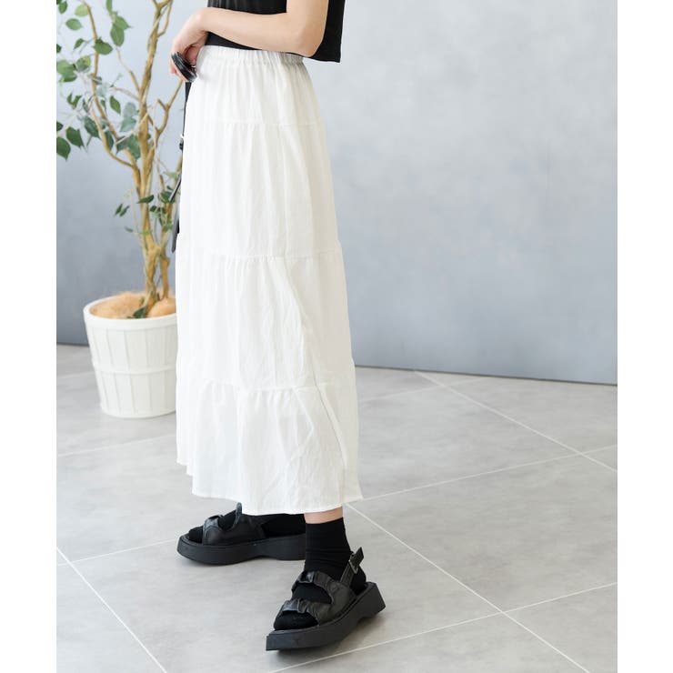 ティアード ロングスカート | SHUSHU | 詳細画像6 