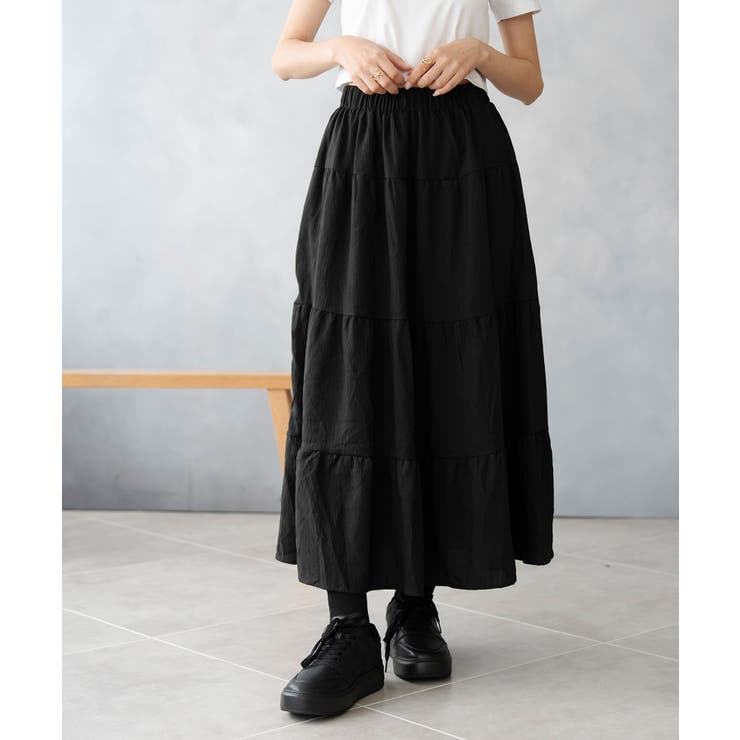 ティアード ロングスカート | SHUSHU | 詳細画像8 