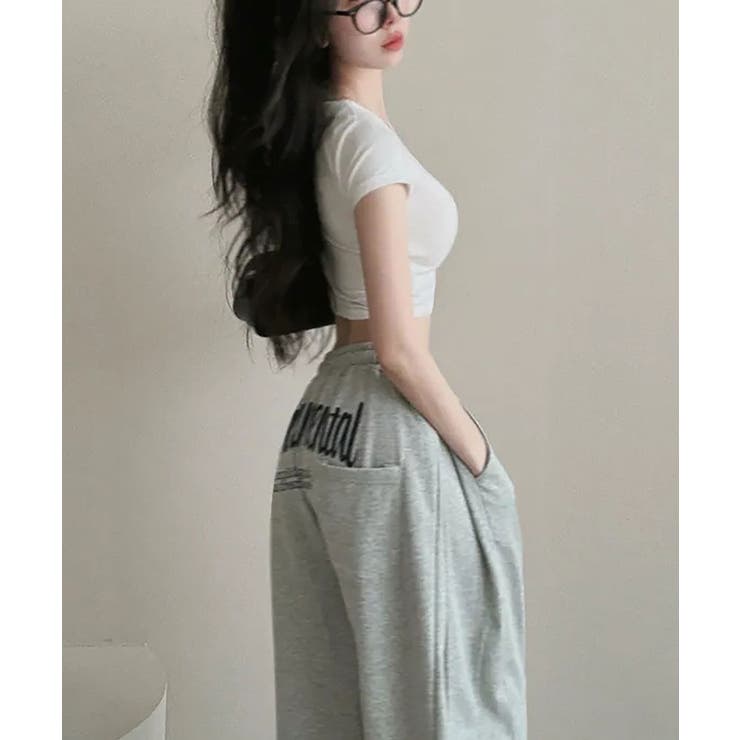 バックプリントスエットパンツ | SHUSHU | 詳細画像2 