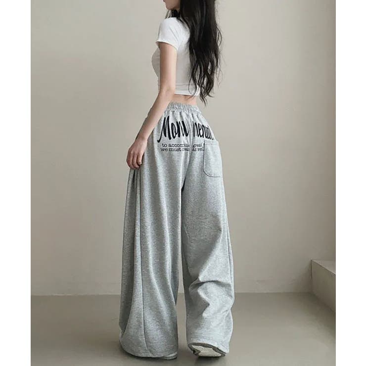 バックプリントスエットパンツ | SHUSHU | 詳細画像1 