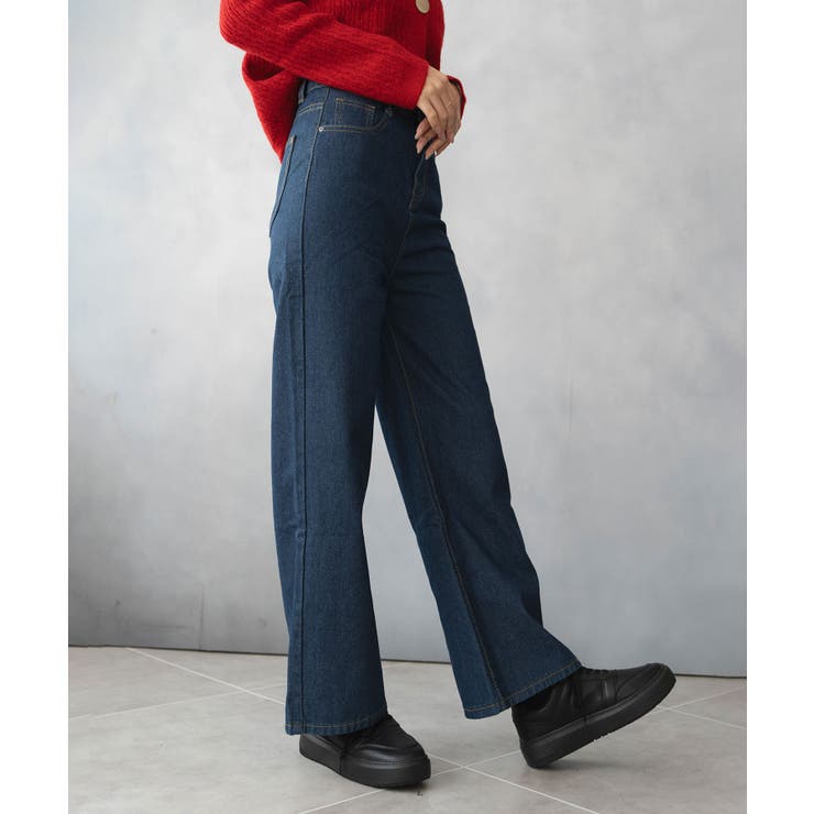 デニム ルーズ ワイドパンツ | SHUSHU | 詳細画像3 