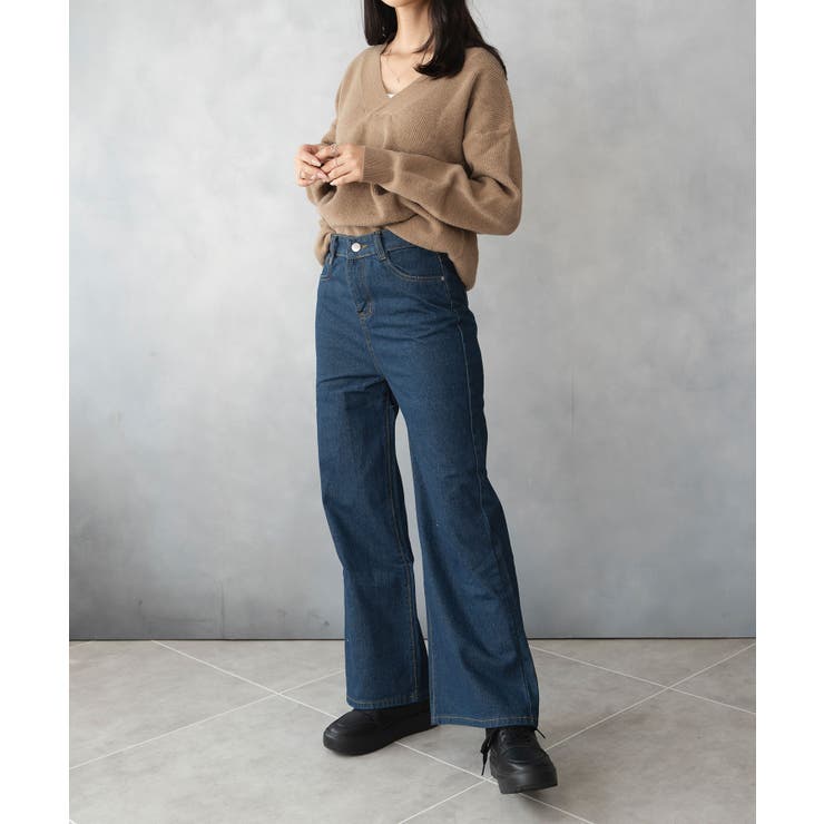 セミワイド デニムパンツ | SHUSHU | 詳細画像2 