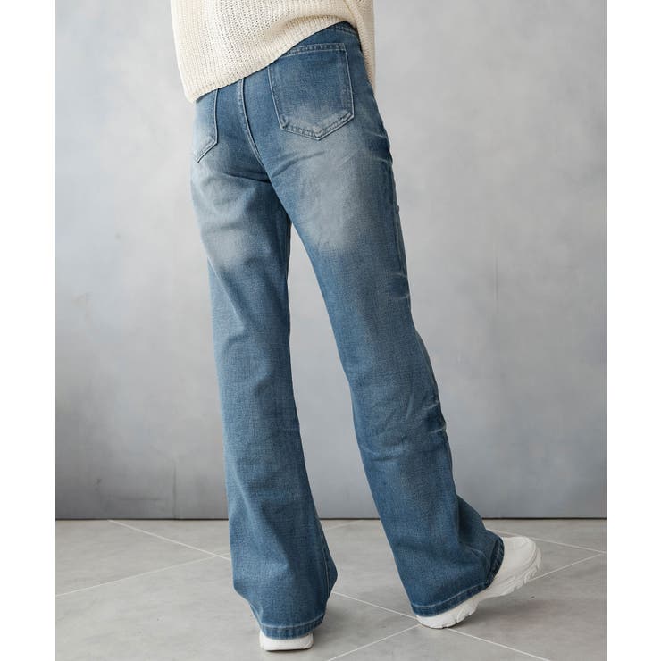 レトロ ヴィンテージライク デニムパンツ | SHUSHU | 詳細画像9 