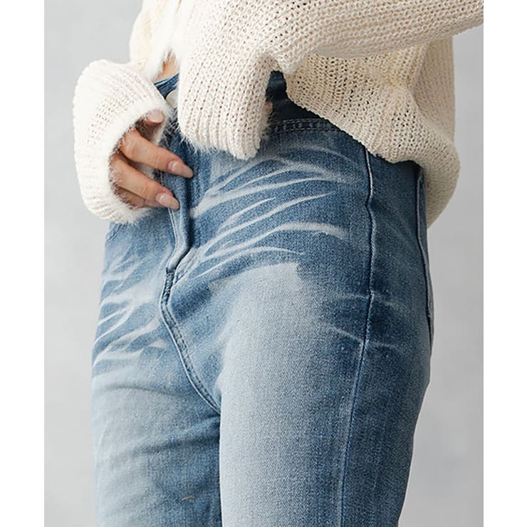 レトロ ヴィンテージライク デニムパンツ | SHUSHU | 詳細画像11 