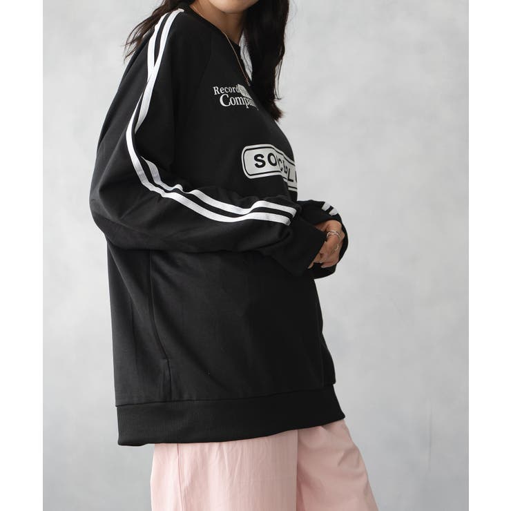 ゆるっとした シルエット ライン切り替え スエット トレーナー | SHUSHU | 詳細画像5 