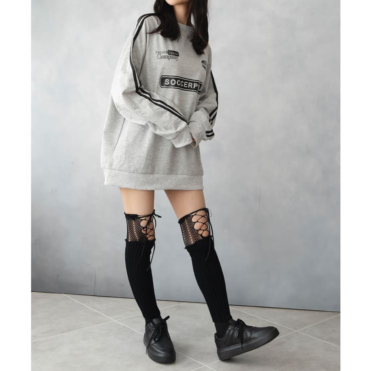 ゆるっとした シルエット ライン切り替え スエット トレーナー | SHUSHU | 詳細画像16 