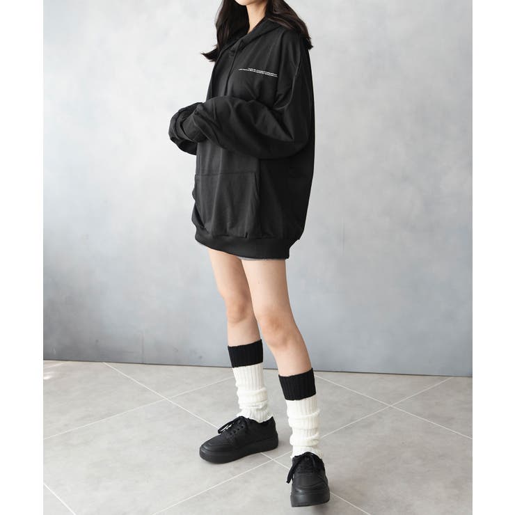 フルムーンバック プリント プルパーカー 長袖 | SHUSHU | 詳細画像4 