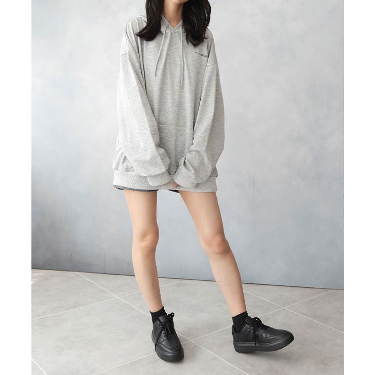 フルムーンバック プリント プルパーカー 長袖 | SHUSHU | 詳細画像14 