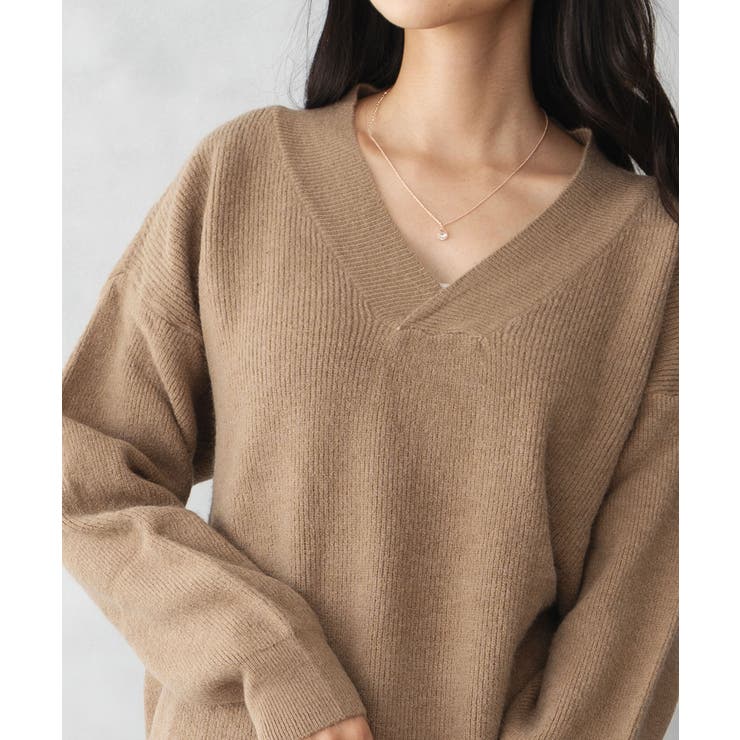 Vネックニット | SHUSHU | 詳細画像7 