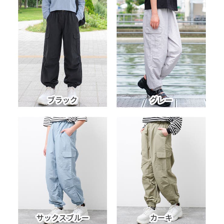 ナイロンカーゴジョガーパンツ ボトムス 子供服 | 子ども服 SHUSHU | 詳細画像2 