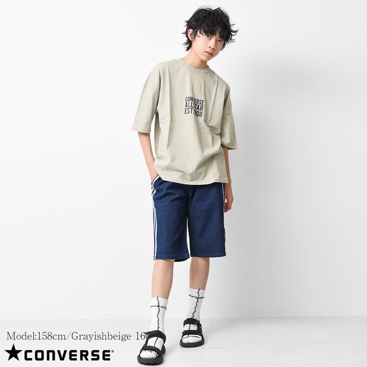 CONVERSE 別注前後ロゴスーパービッグTシャツ カットソー | 子ども服 SHUSHU | 詳細画像6 