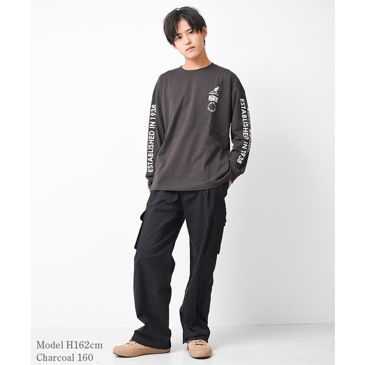 KANGOL 別注袖ロゴプリントロングTシャツ トップス | 子ども服 SHUSHU | 詳細画像5 