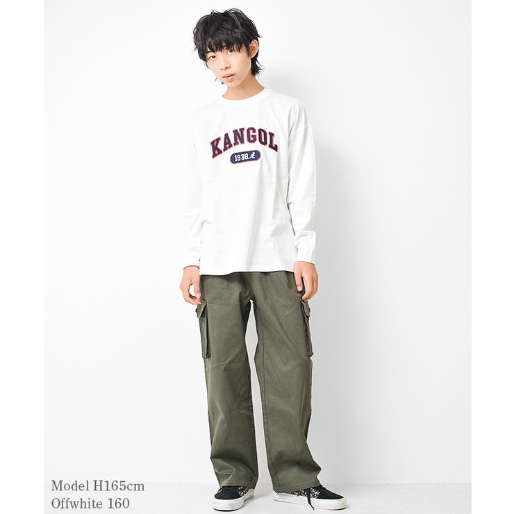 KANGOL 別注フェルト刺繍ロングTシャツ トップス | 子ども服 SHUSHU | 詳細画像6 