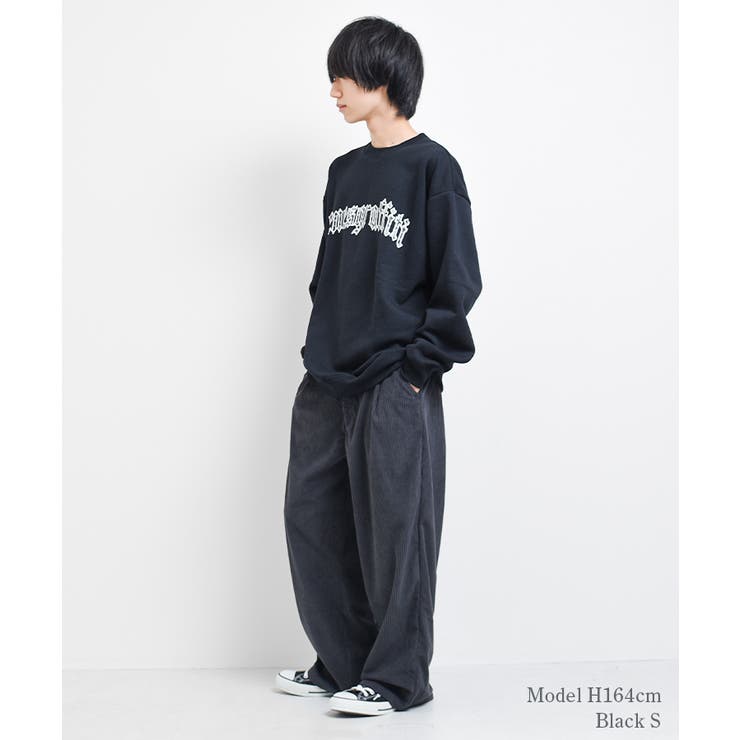 裏起毛ぼかしアーチロゴトレーナー スウェット 長袖 | 子ども服 SHUSHU | 詳細画像2 