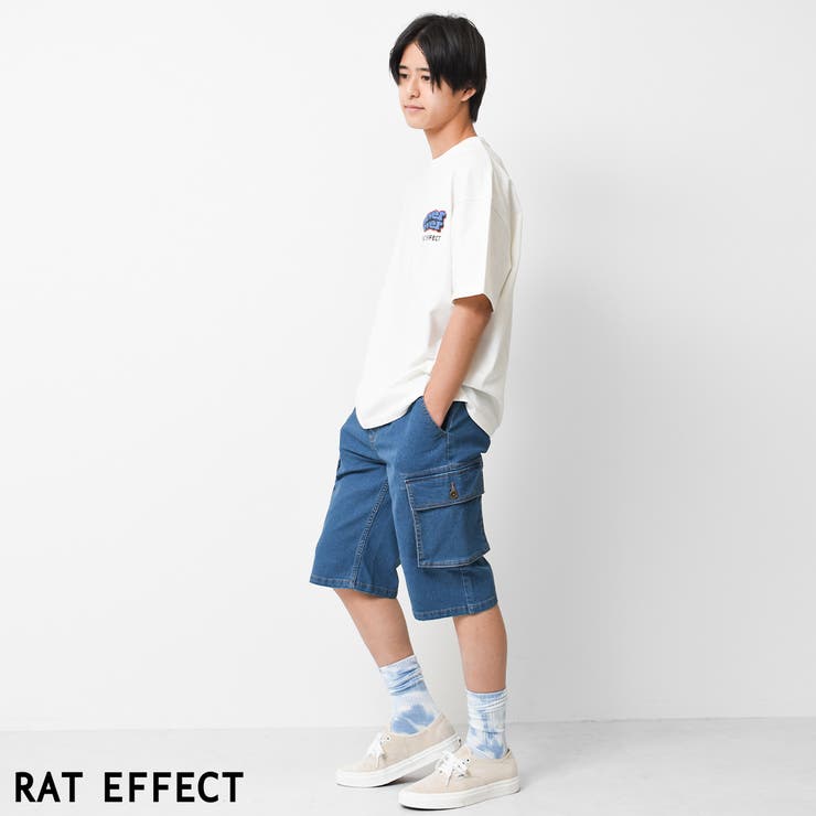 デニムカーゴハーフパンツ ボトムス 半ズボン | 子ども服 SHUSHU | 詳細画像3 