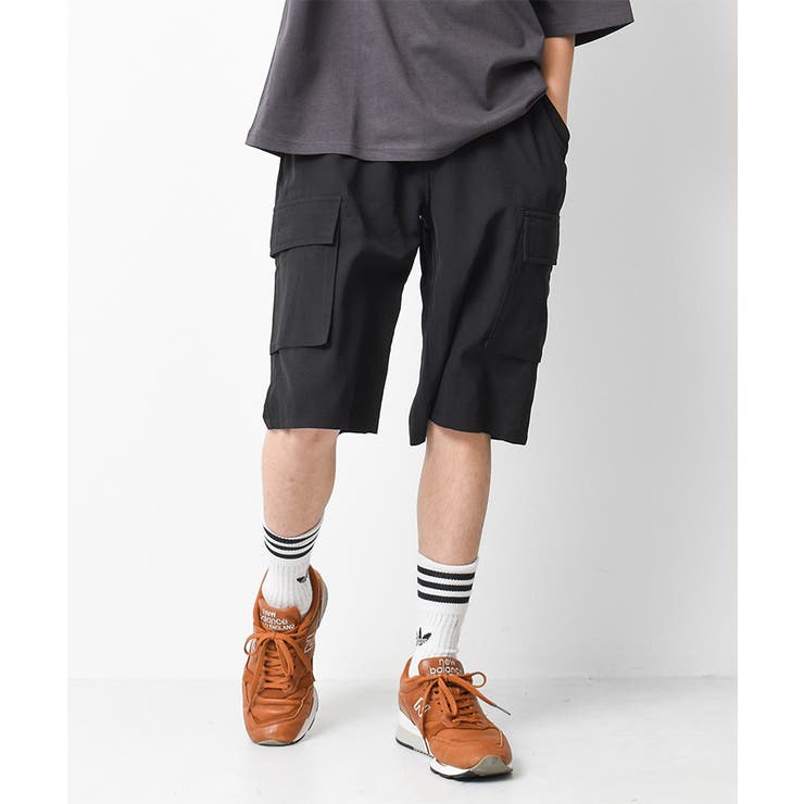 ドライポリエステルカーゴハーフパンツ ボトムス 半ズボン[品番