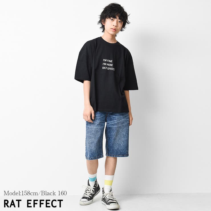 3段ロゴプリントスーパービッグTシャツ トップス カットソー | 子ども服 SHUSHU | 詳細画像2 