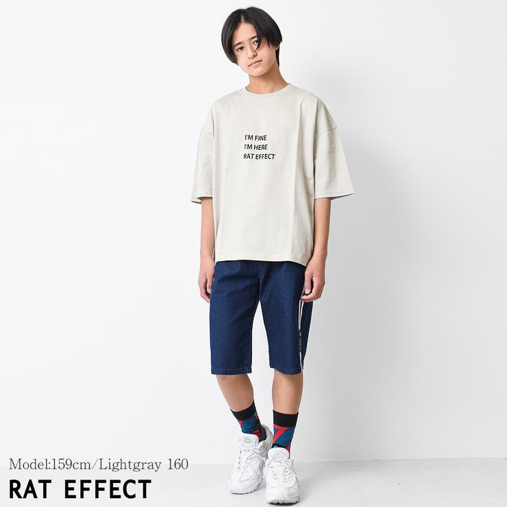 3段ロゴプリントスーパービッグTシャツ トップス カットソー | 子ども服 SHUSHU | 詳細画像7 