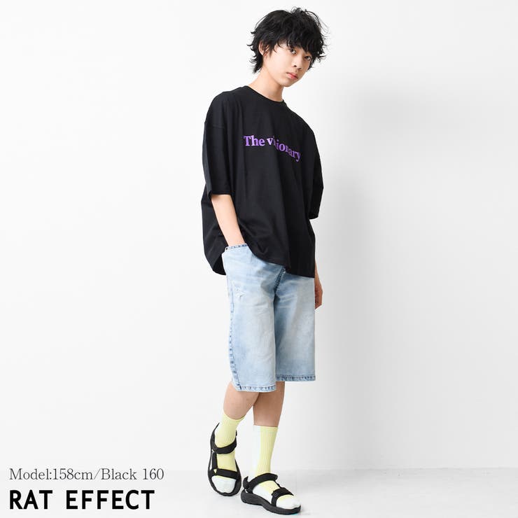 visionaryプリントスーパービッグTシャツ トップス カットソー | 子ども服 SHUSHU | 詳細画像4 